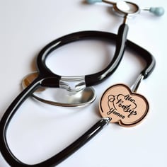 Personalized Stethoscope Tag for nurses