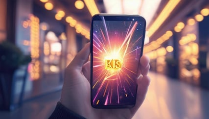 virtual rewards on a mobile phone