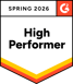 high performer g2 badge