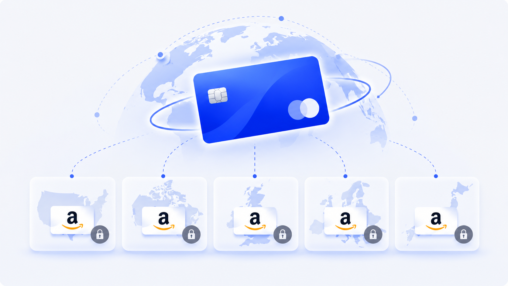 Gift cards that can be used internationally vs. country-specific cards