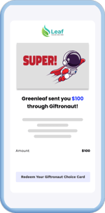Giftronaut Choice Card