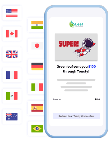 Greenleaf templated Toasty Choice Card