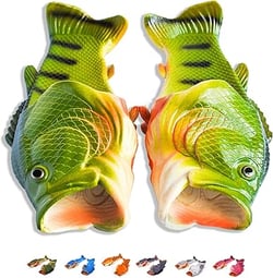 55 Funny gift ideas that will have you rolling on the floor 51 fish slippers funny gift idea