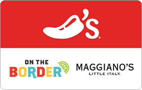 Brinkers International multi restaurant gift card