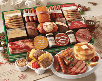 Christmas breakfast gift basket