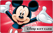Disney holiday gift card