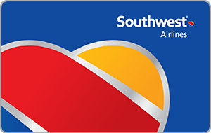 southwest airline gift card