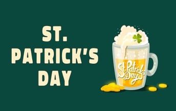 Holiday message to employees for St. Patrick's Day