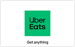 Uber Eats gift card