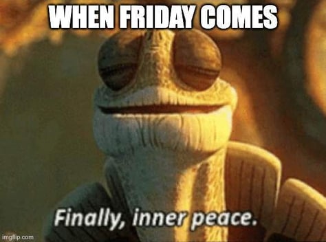 friday meme about happiness