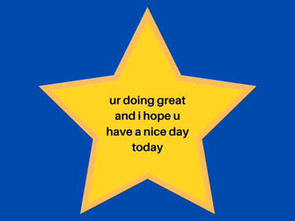 star with an appreciative message in the middle, signifying one of the many ways to recognize employees