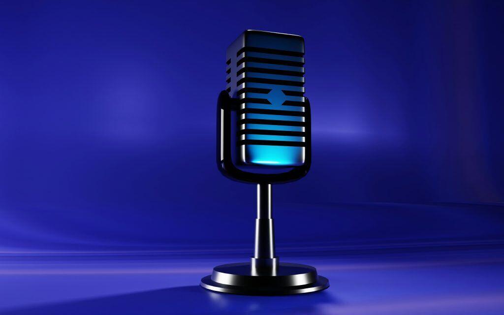 a karaoke mic