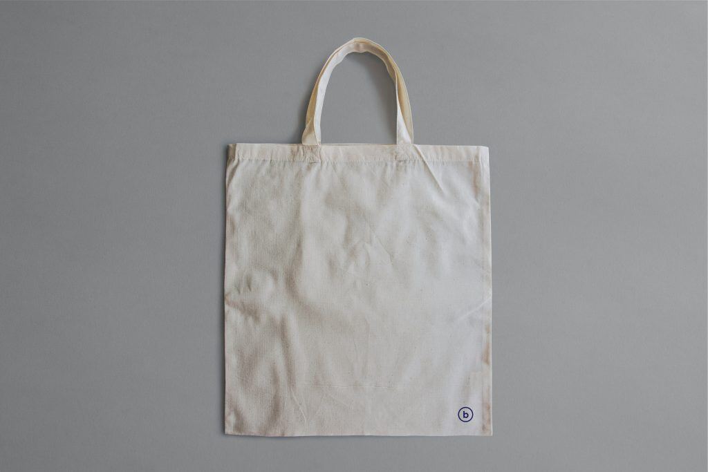 Tote bag, an example of a holiday gift for clients.