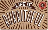 Chipotle gift card