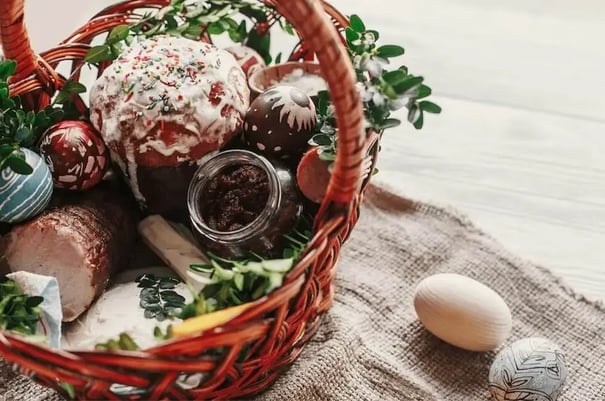 Easter food basket