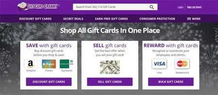 Top 6 Websites to Buy Gift Cards Online 4 Gift card granny