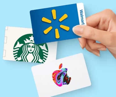 Gift cards for customers