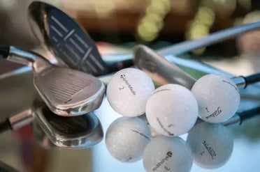 Golf balls and irons