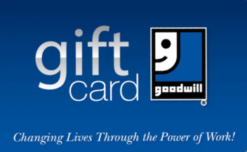 gift card for goodwill