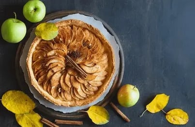 Homemade apple pie