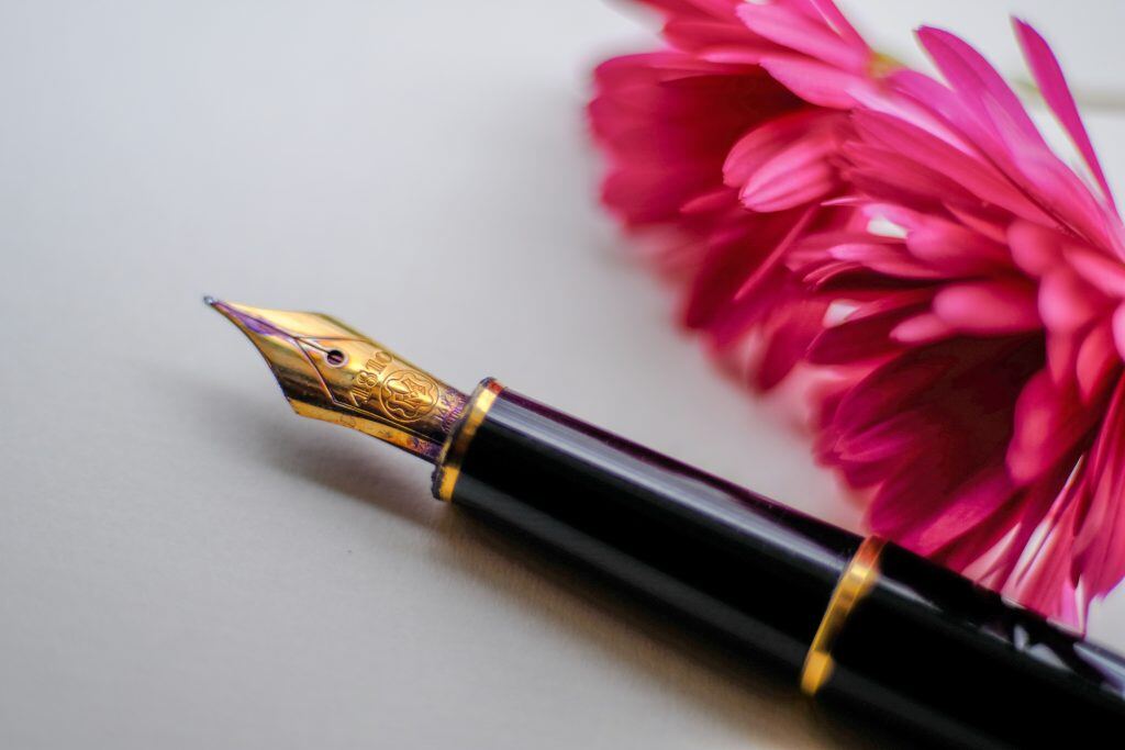 Quality pen, an example of a holiday gift for clients.