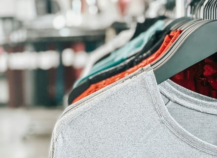 Lululemon clothes rack