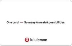 Luluemon gift card