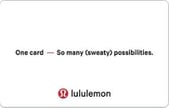 Luluemon gift card