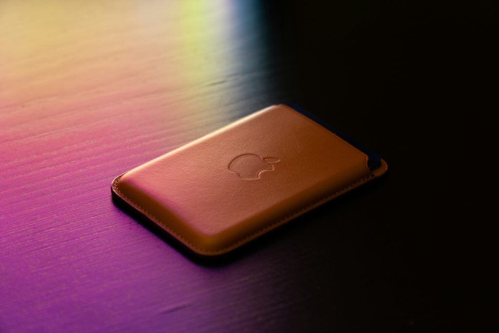 customized phone wallet, a holiday gift for clients.