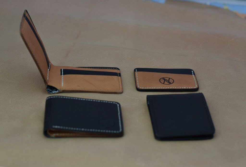 fine leather goods, an example of a holiday gift for clients.