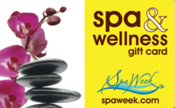 Spa and wellness gift card