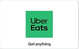 Uber Eats gift card