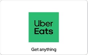 Uber Eats gift card