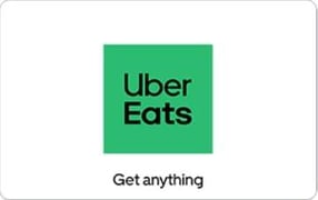 Uber Eats gift card