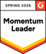 momentum leader g2 badge