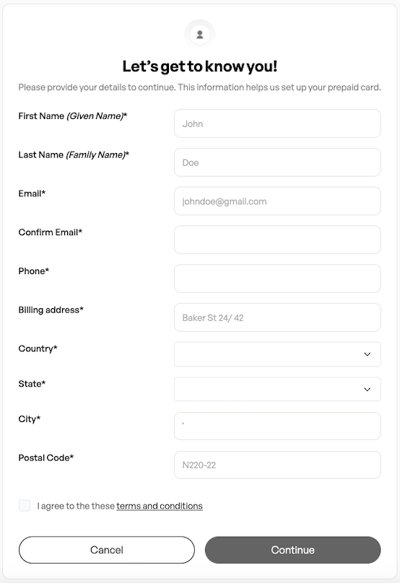 Swype Global Virtual Mastercard Redemption Step 2