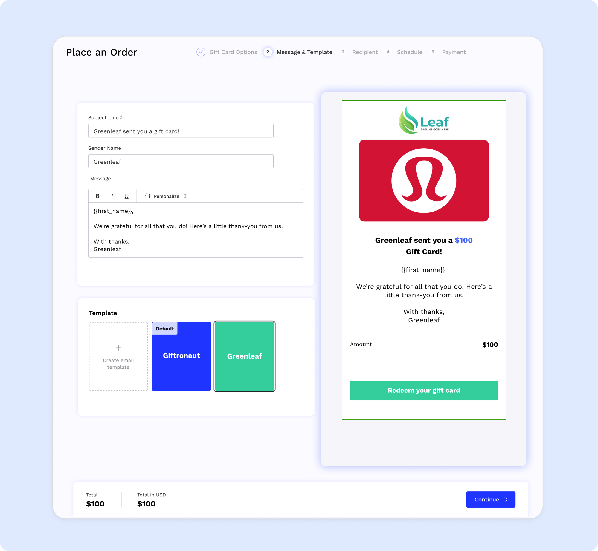 bulk lululemon gift cards