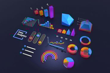 data analytics 3d models