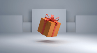 floating gift box