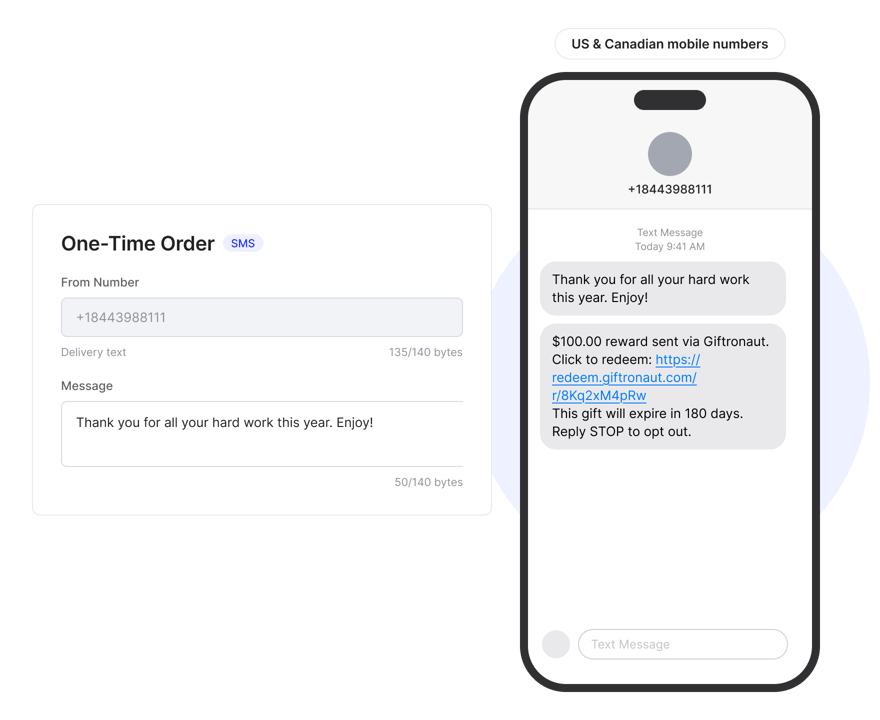 SMS for recipients who aren't always checking email