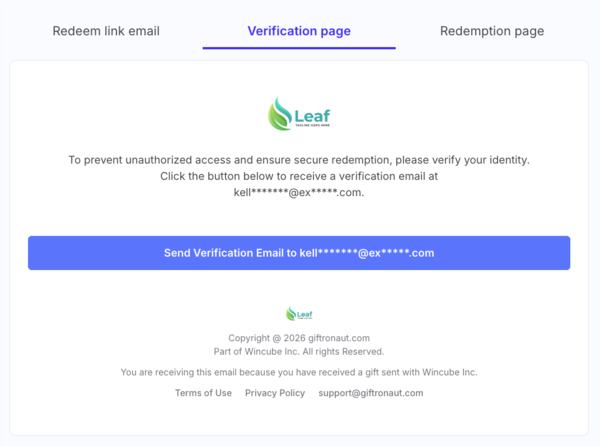 white label verification email