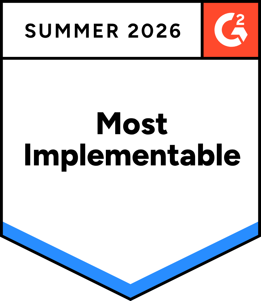 Most Implementable G2 Badge