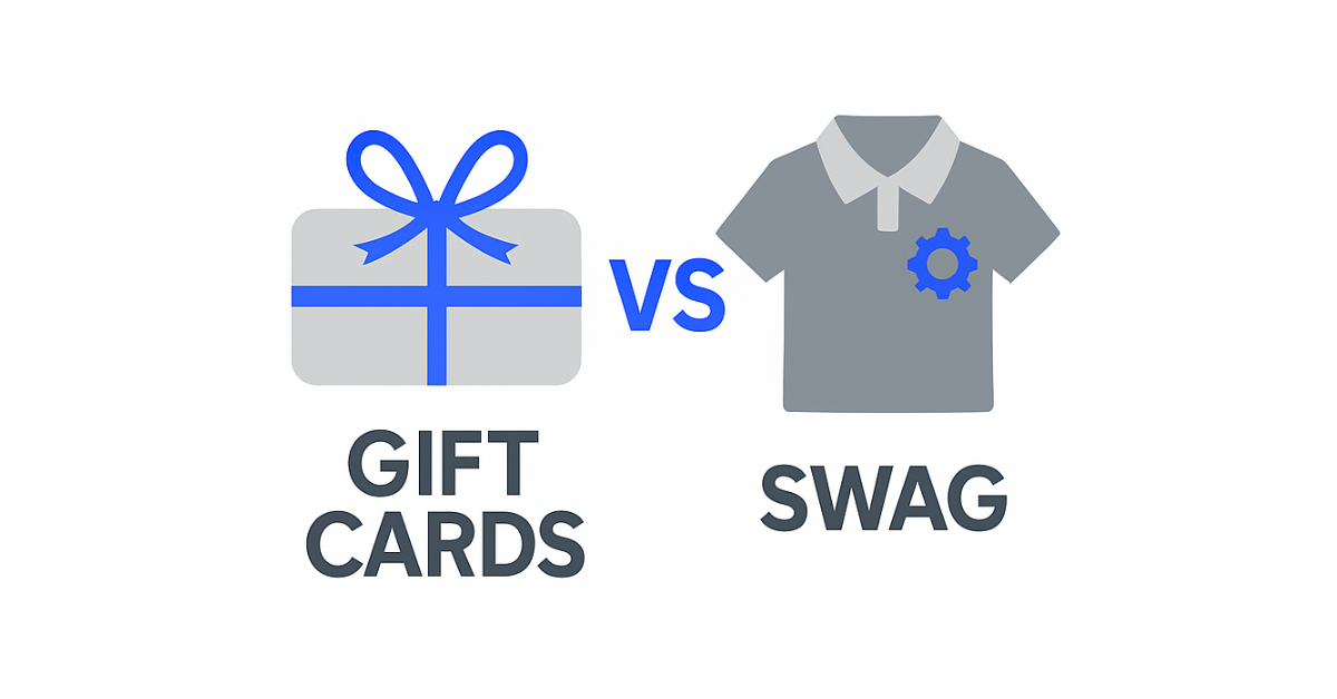 Gift Cards vs Swag: What Works Better for Employee Recognition?